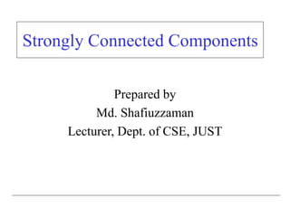Strongly Connected Components | PPT