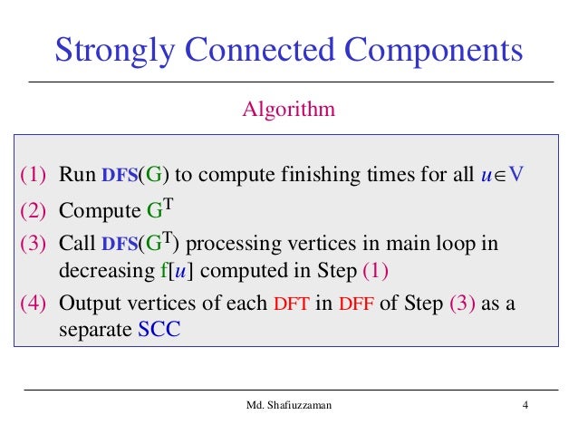 Strongly Connected Components