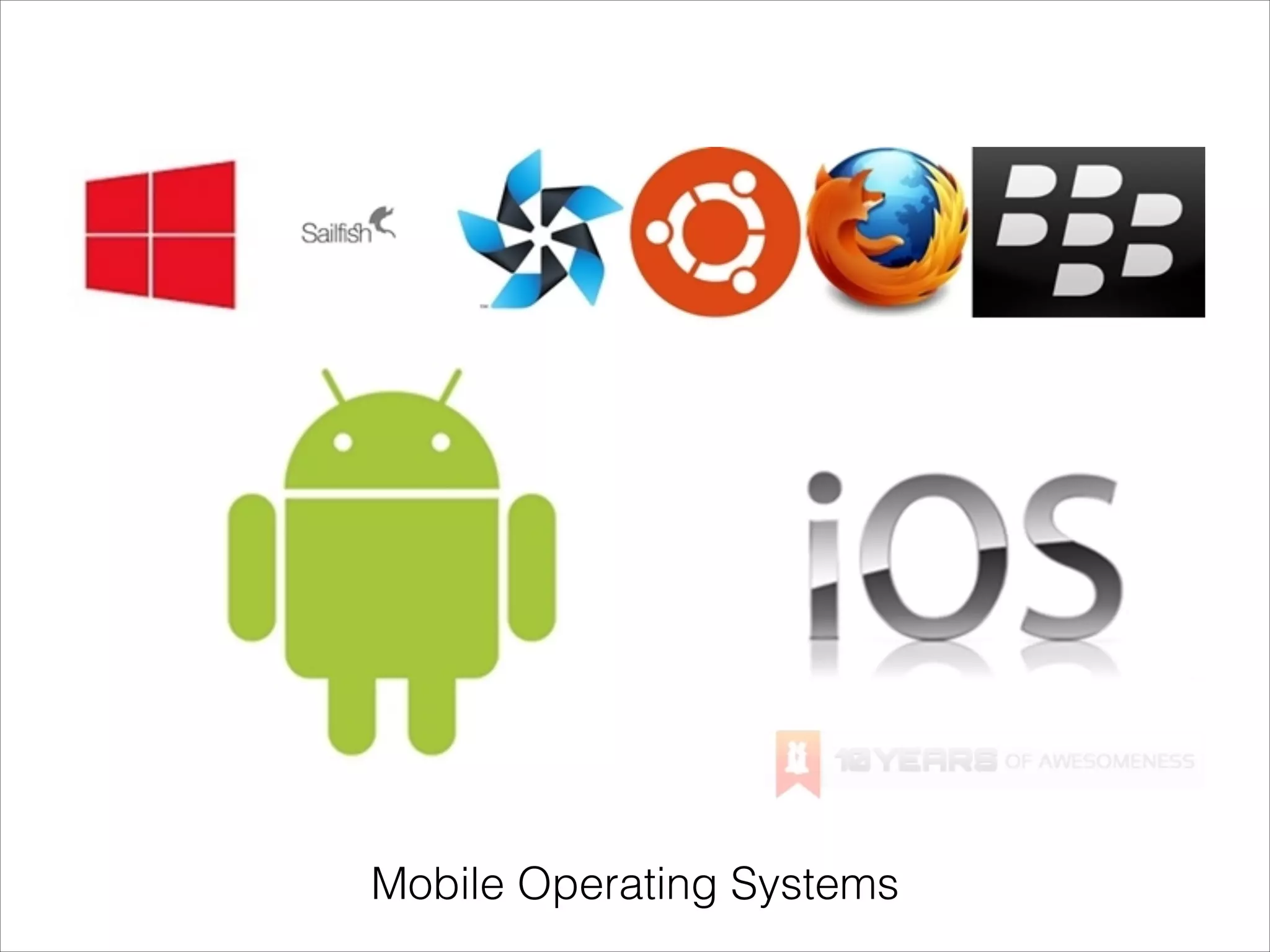 Mobile Operating Systems