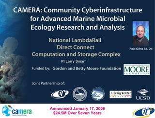 Creating a Planetary Scale OptIPuter