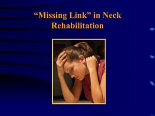 FAQ’s about Cervical Muscular WeaknessWhat is Cervical Muscular Weakness (CMW)?Is neck pain related to CMW?Doesn’t regular exercise keep our necks strong?Are there other conditions that can develop from CMW?