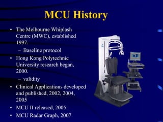 Did MMT stand the test of time?“Diagnostic accuracy of Manual Muscle Testing was never greater than 78% casting doubt on the suitability of manual muscle testing as a screening test for strength impairments.”Bohannon RW, 2005“MMT method does not seem to be sufficiently sensitive to assess muscle strength or to detect small or moderate increases of strength over the course of rehabilitation. Since outcome measures is an important issue in rehabilitation, objective measurements of strength should be used in clinical settings.” Noreau L, 1998