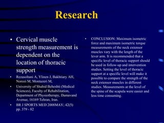 MCU HistoryThe Melbourne Whiplash Centre (MWC), established 1997.Baseline protocolHong Kong Polytechnic University research began, 2000.validityClinical Applications developed and published, 2002, 2004, 2005MCU II released, 2005 MCU Radar Graph, 2007
