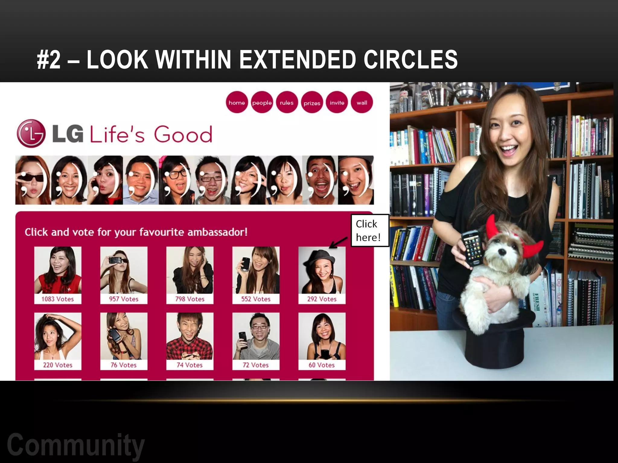 #2 – LOOK WITHIN EXTENDED CIRCLES




Community
 