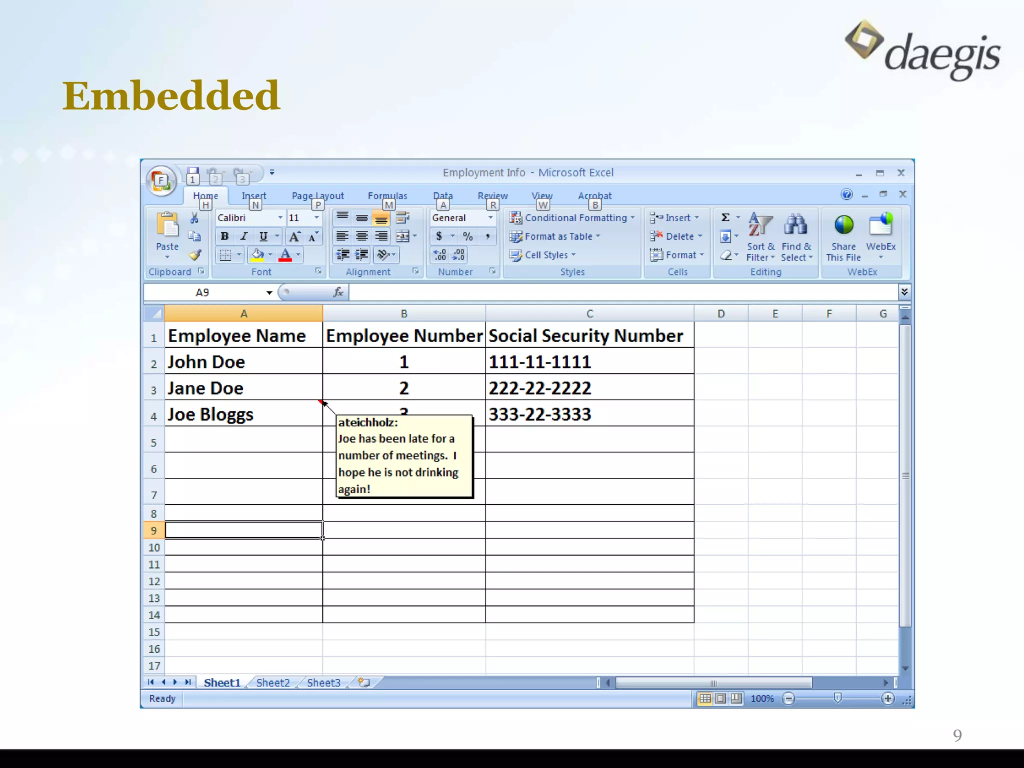 Embedded




           9
 