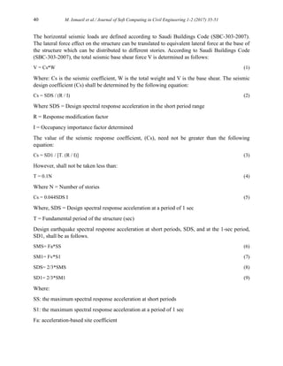 Seismic Analysis and Design of a Multi-Storey Building Located in Haql ...
