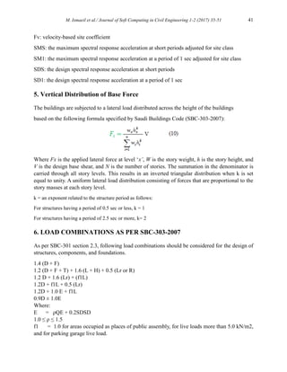 Seismic Analysis and Design of a Multi-Storey Building Located in Haql ...