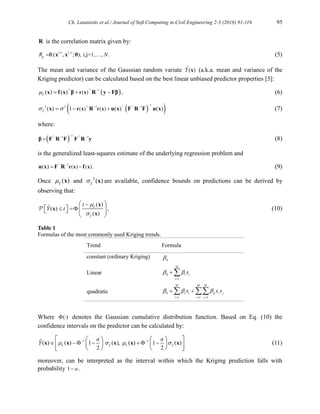 The Gaussian Process Modeling Module in UQLab | PDF