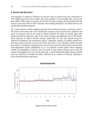 Assessment of Statistical Models for Rainfall Forecasting Using Machine ...