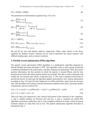 Finding Optimum Parameters of Passive Tuned Mass Damper by PSO, WOA ...