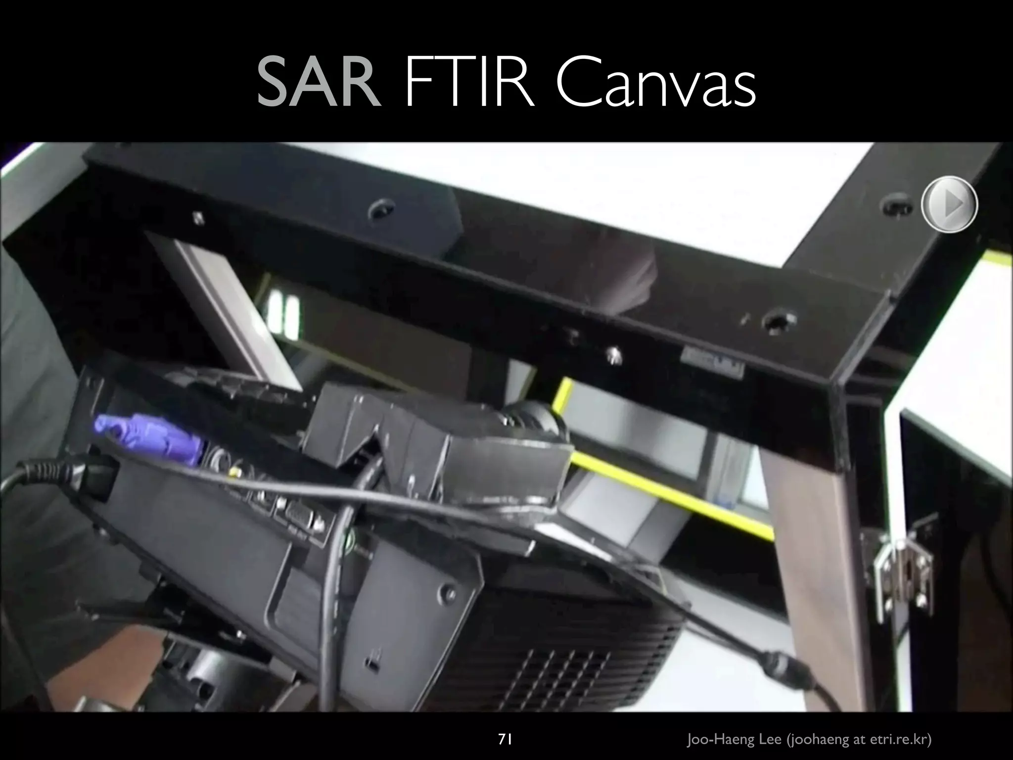 SAR FTIR Canvas

•

71

Joo-Haeng Lee (joohaeng at etri.re.kr)

 