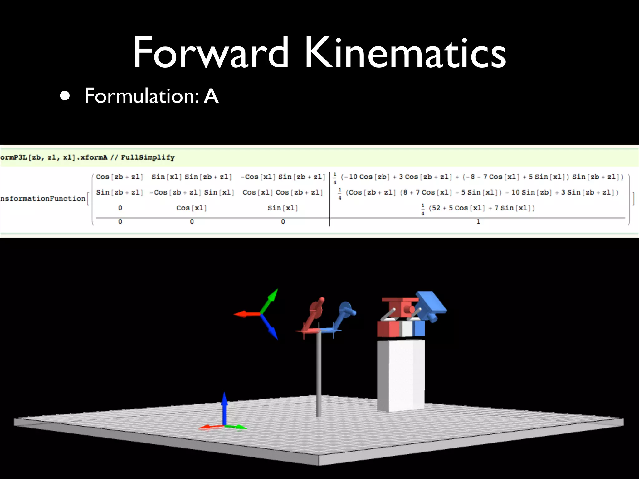 •

Forward Kinematics
Formulation: A

90

Joo-Haeng Lee (joohaeng at etri.re.kr)

 