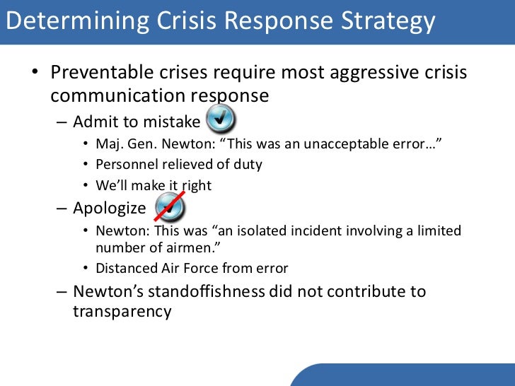 crisis communication strategy