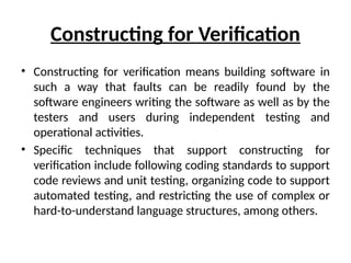 intro Software Development and Construtions | PPTX
