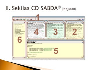 II. Sekilas CD SABDA© (lanjutan)123465