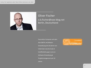 Oliver Fischer<br />o.b.fischer@swe-blog.net<br />Berlin, Deutschland<br />Faszination Computer seit dem Atari 800 XL ● So...