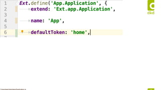 Dynamic package loading and routing with Ext JS | PPTX