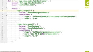Dynamic package loading and routing with Ext JS | PPTX