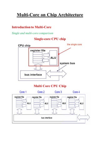 Multi-Core on Chip Architecture *doc - IK | PDF