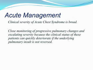 Sickle Cell Disease and ICU | PPSX