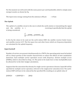 Satellite communication notes for class and study purpose | PDF