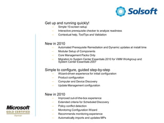 Get up and running quickly!Simple 10-screen setup