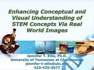 Jennifer T. Ellis, Ph.D.
University of Tennessee at Chattanooga
jennifer-t-ellis@utc.edu
423-425-5677
 