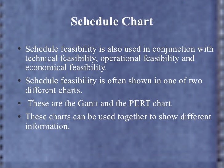 Scedule Feasibility Scedule feasibility