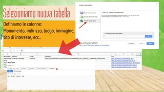 Scenari d'uso collaborativi con la Google Fusione Tables
