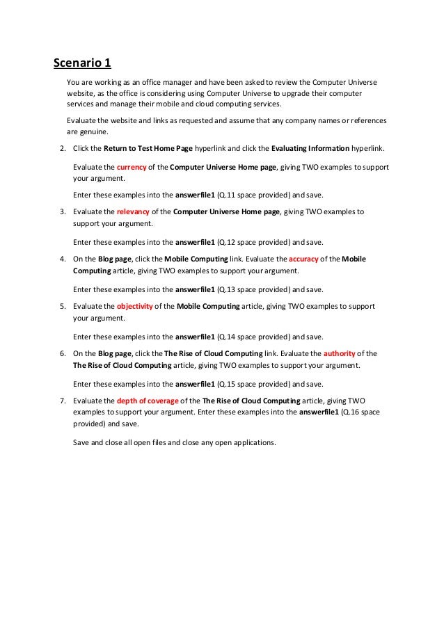 Evaluation argument examples image