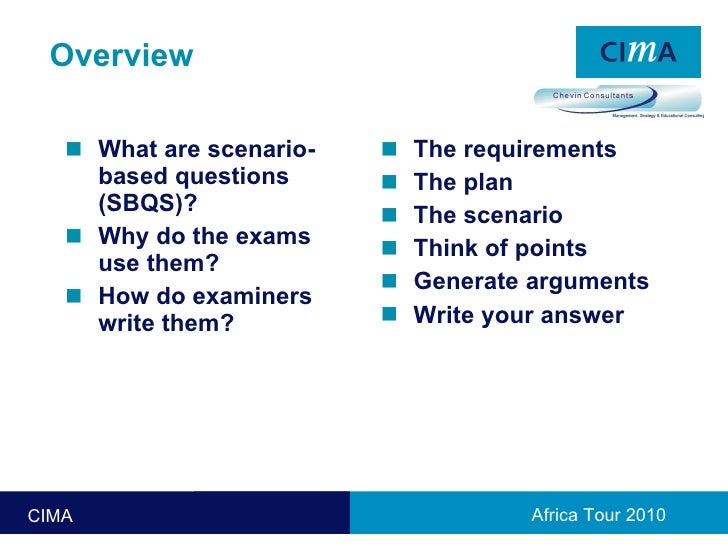 scenario question
