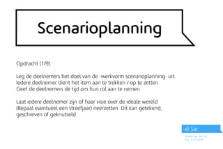 Werkvorm | Scenarioplanning