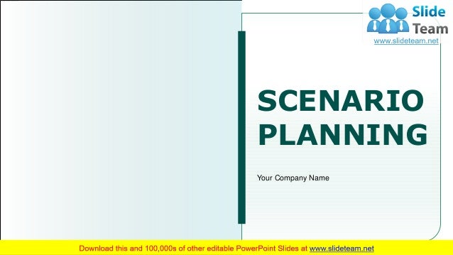 Scenario Planning Powerpoint Presentation Slides