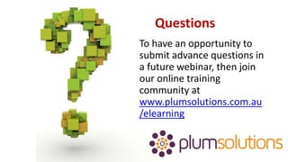 Scenario Tools in Excel - Plum Solutions | PPTX
