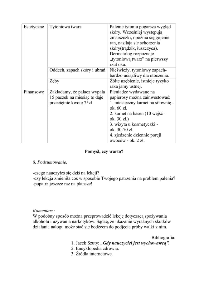 Scenariusz papierosy | PDF