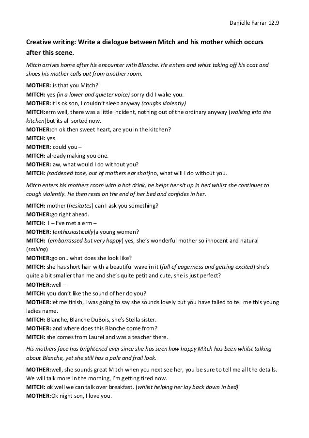 Creative writing examples pdf picture