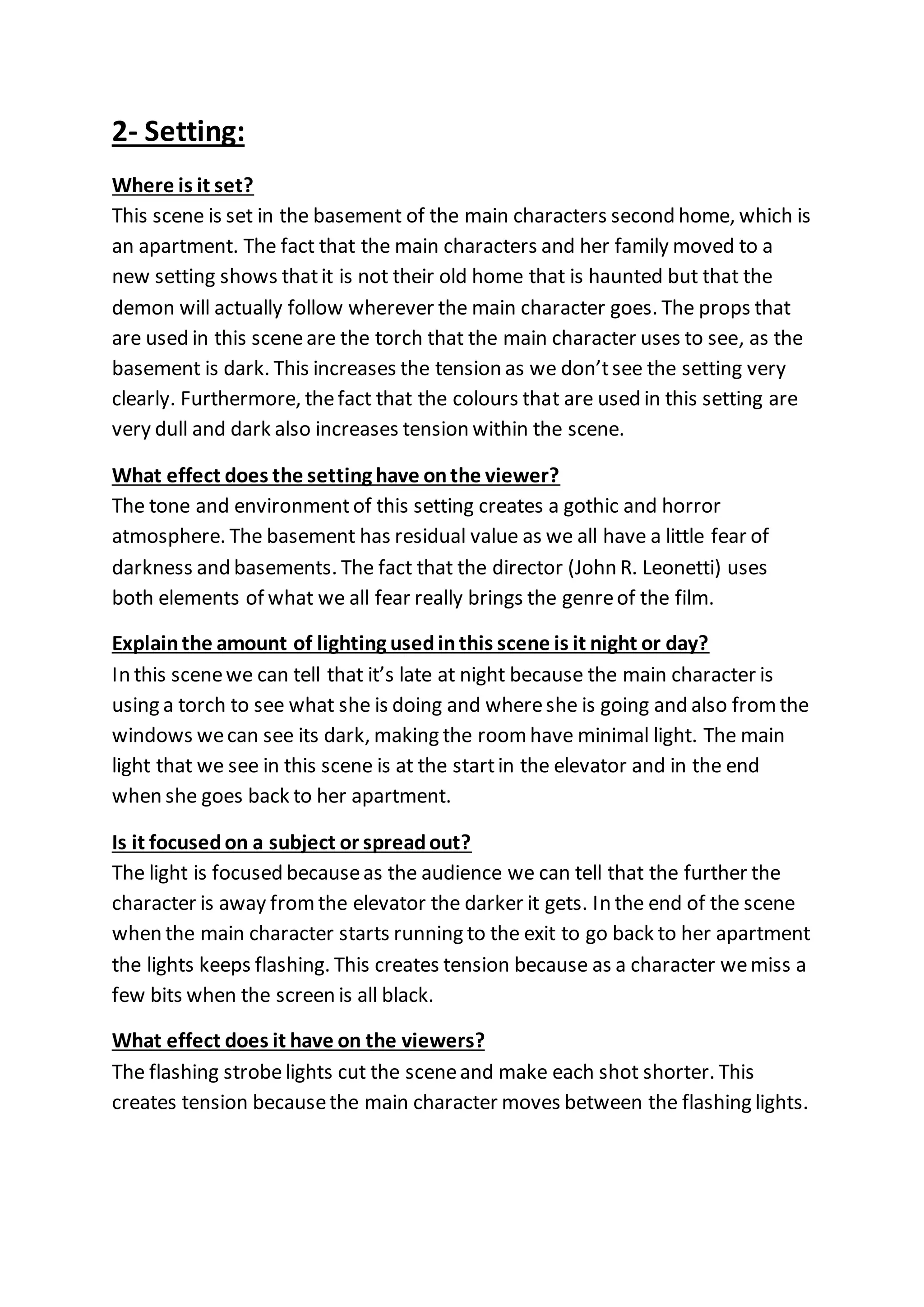 Scene analysis | DOCX