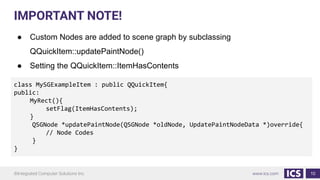 Introduction to the Qt Quick Scene Graph | PDF