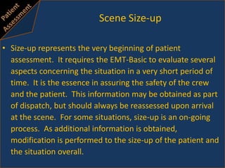 Scene size up and initial assessment | PPT