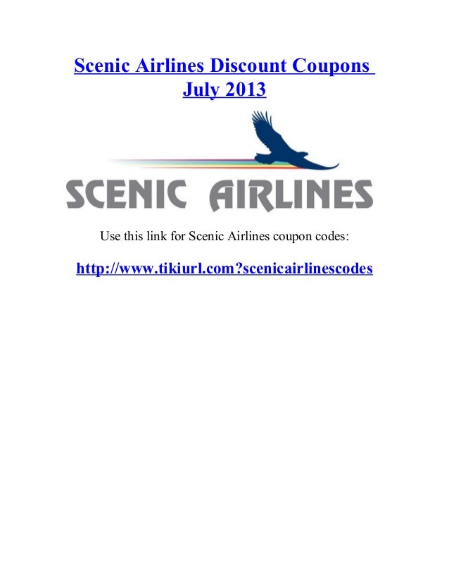 Scenic world discount coupons