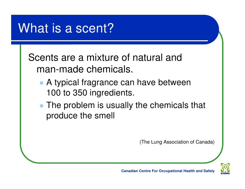 Making Sense of ScentFree Workplaces