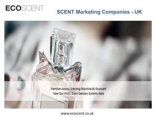 www.ecoscent.co.uk
SCENT Marketing Companies - UK
 