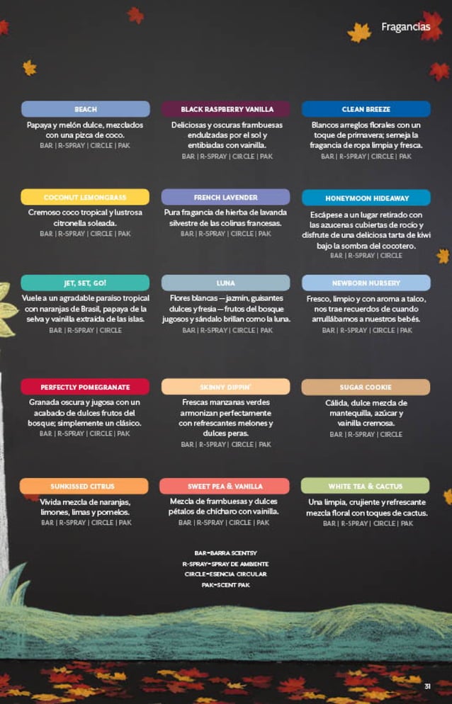 Scentsy 2013 Fall/Winter Catalog Mexico PDF