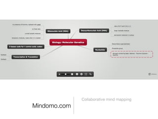 Collaborative mind mapping
Mindomo.com
 