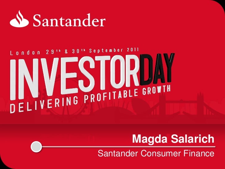 santander consumer finance santander investor day 2011 santander consumer phone number