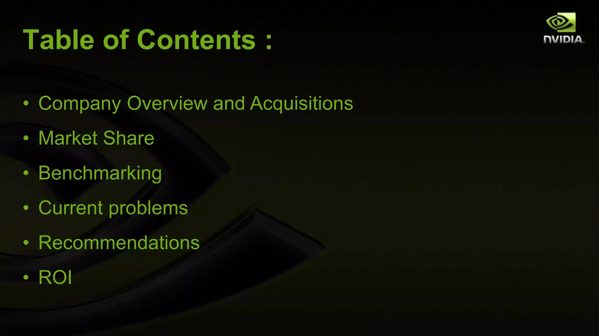 NVIDIA Supply Chain Finance CAPSTONE | PPTX