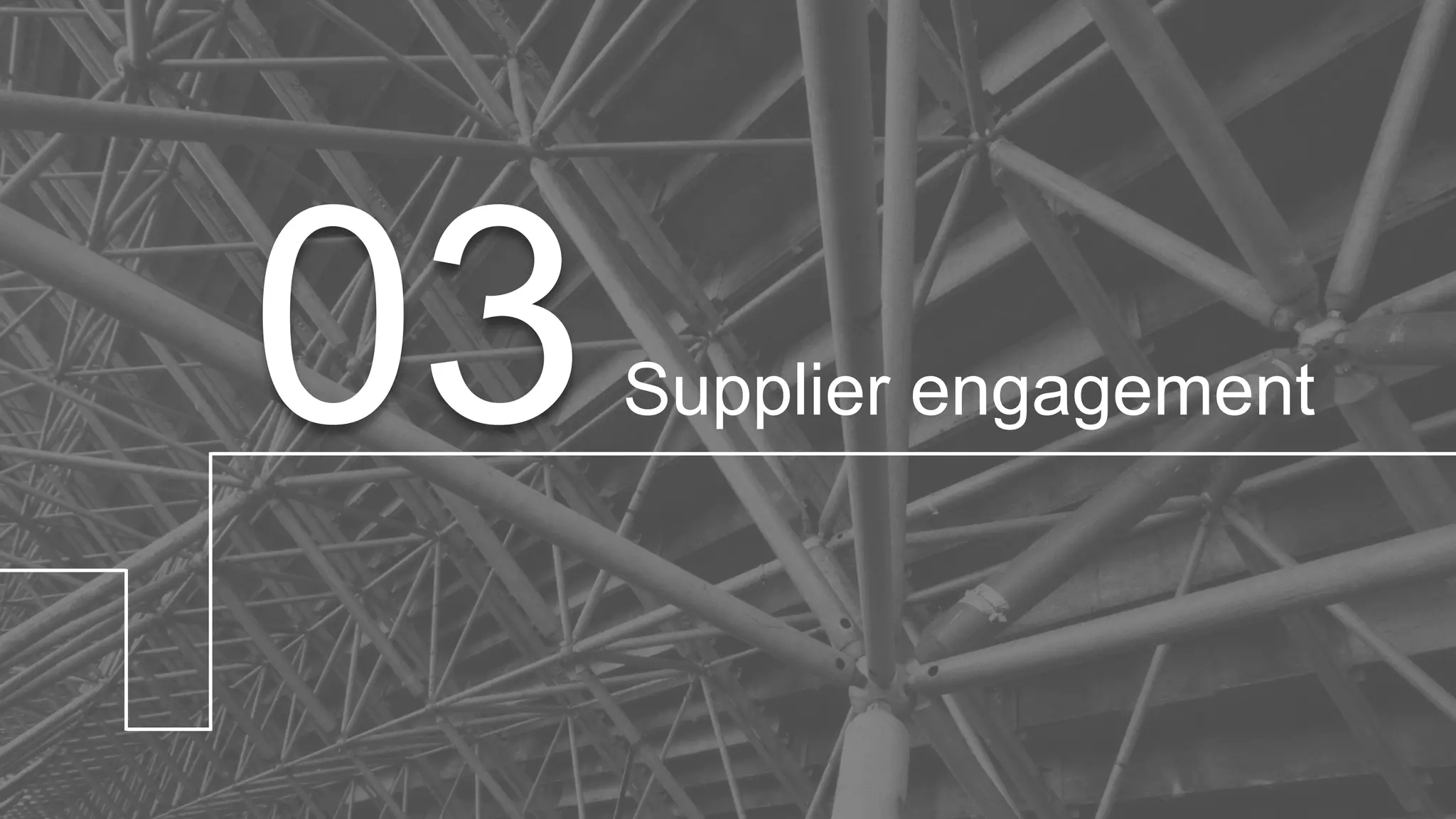 19
03Supplier engagement
 