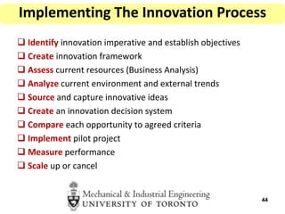 SCFI - Day Two Barriers to Innovation and Sources of Innovation | PPTX