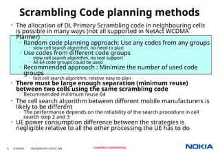 wcdma scrambling code planning guide 2002 | PPT
