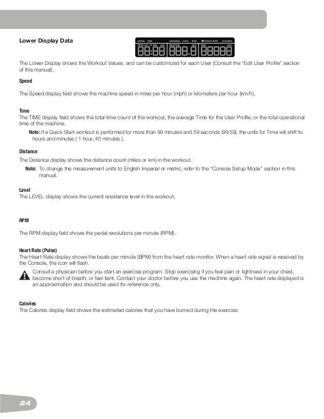 Schwinn 270 Recument Exercise Bike Manual